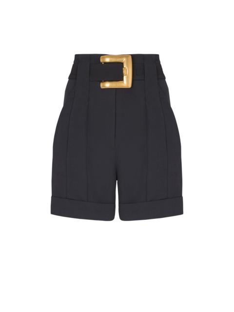 Grain de poudre shorts with belt