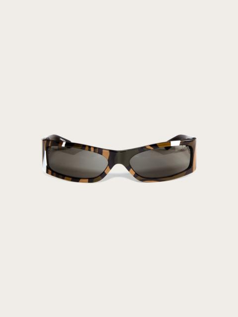 MARMO PRINT RECTANGULAR SUNGLASSES