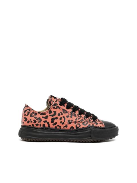Peterson leopard-print trainers