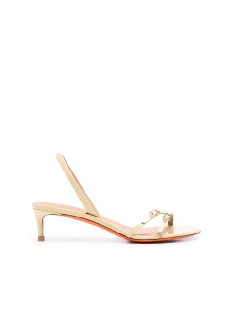 50mm leather sandals