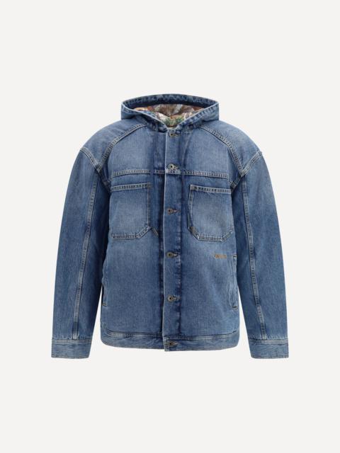 Bookish padded denim Jacket