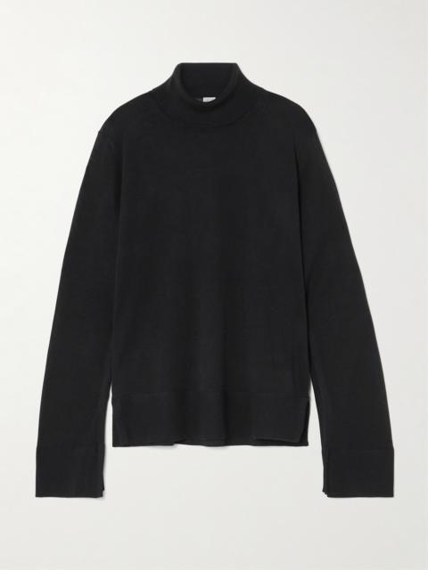 Lyocell-blend Turtleneck Sweater
