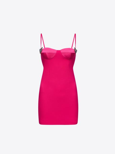 CRYSTAL HEART MINI DRESS