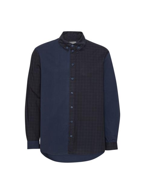 BLOCK SHIRT - NAVY