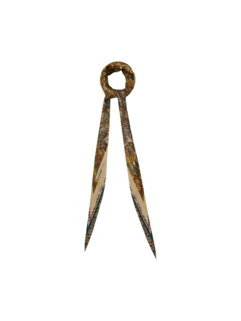 Aloeuw floral paisley silk scarf