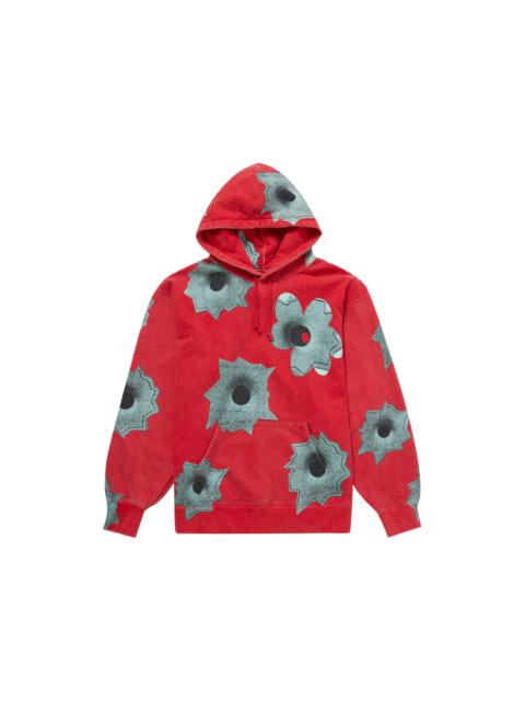 Supreme Nate Lowman Hooded Sweatshirt Red