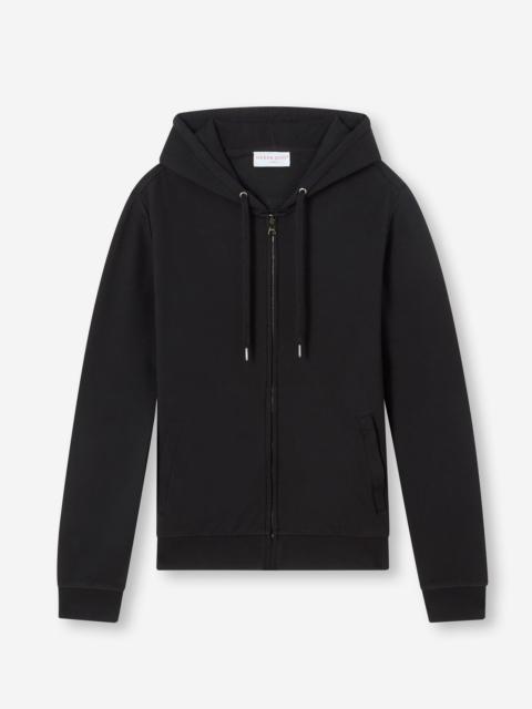 Men's Hoodie Quinn Cotton Modal Black