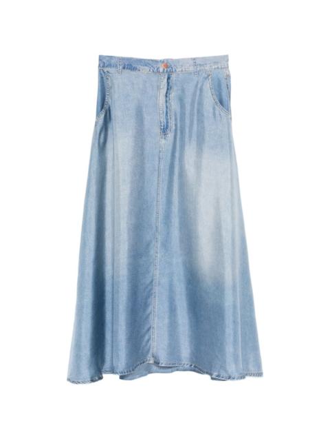 Aloe clear blue pocket skirt