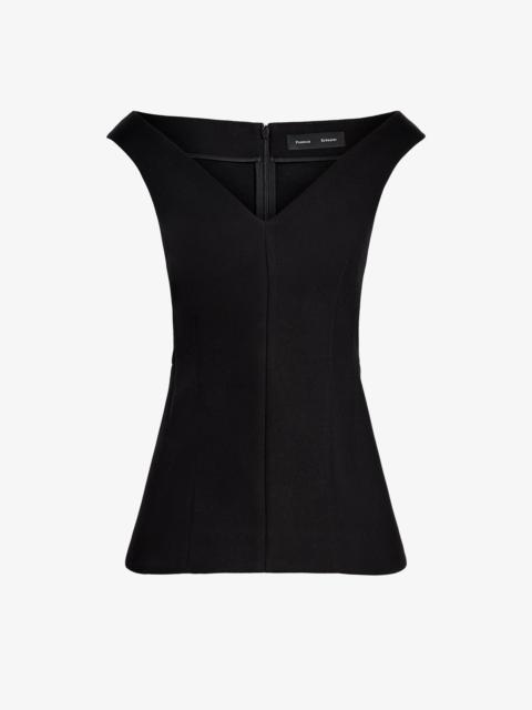 Mariam Top in Wool Scuba