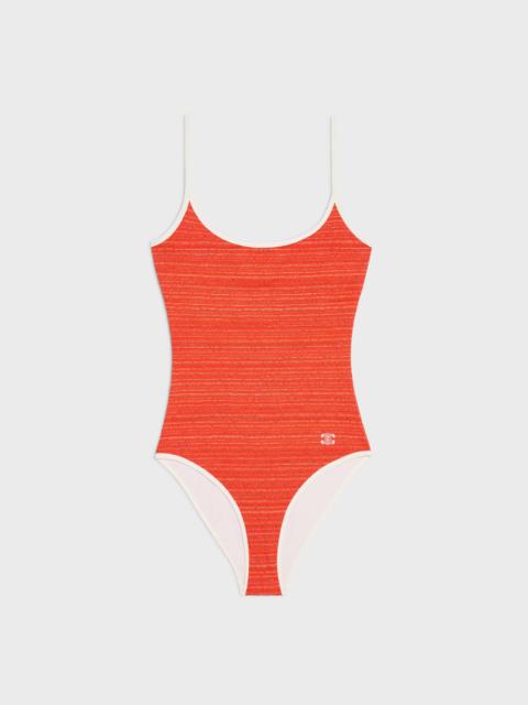 swimsuit IN striped jersey