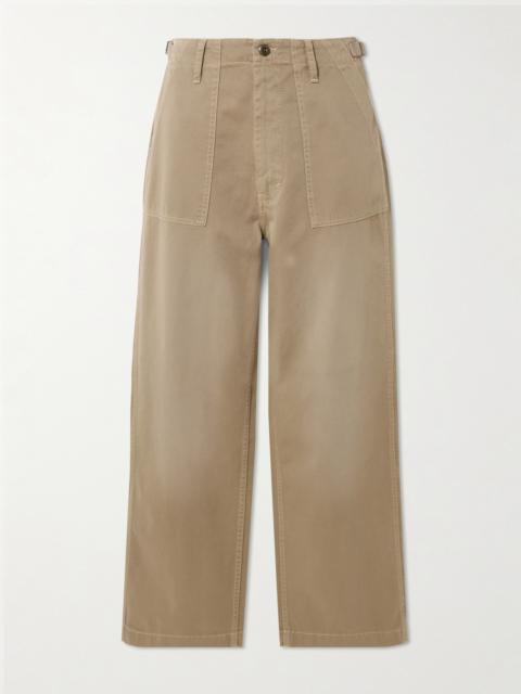 The Trooper Cotton Wide-leg Pants