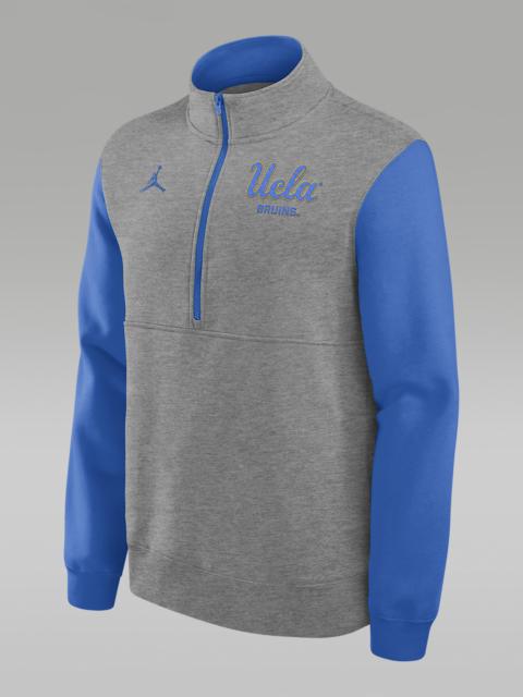 UCLA Club Men's Jordan Brand College 1/2-Zip Crew