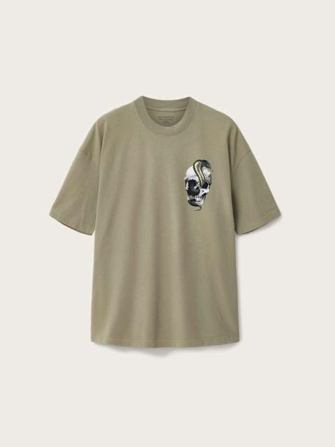 SNAKEHEAD OVERSIZED GRAPHIC T-SHIRT