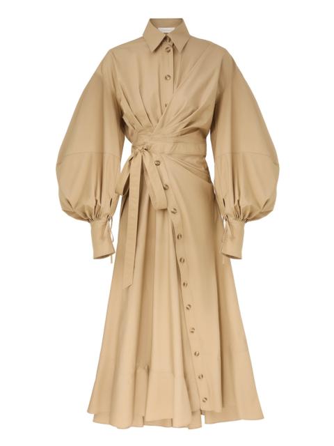 REBELLION POPLIN MIDI DRESS