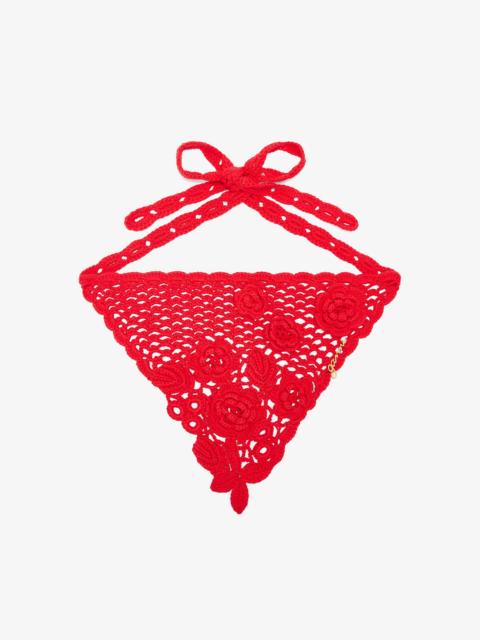 HEAD SCARF IN COTTON CROCHET