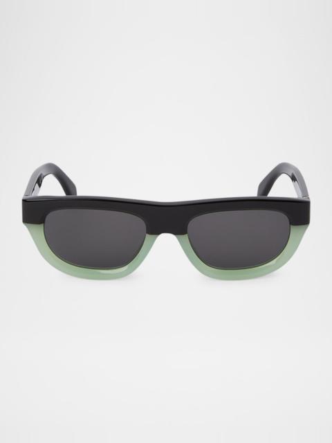 Imperial Two-Tone Acetate Sunglasses
