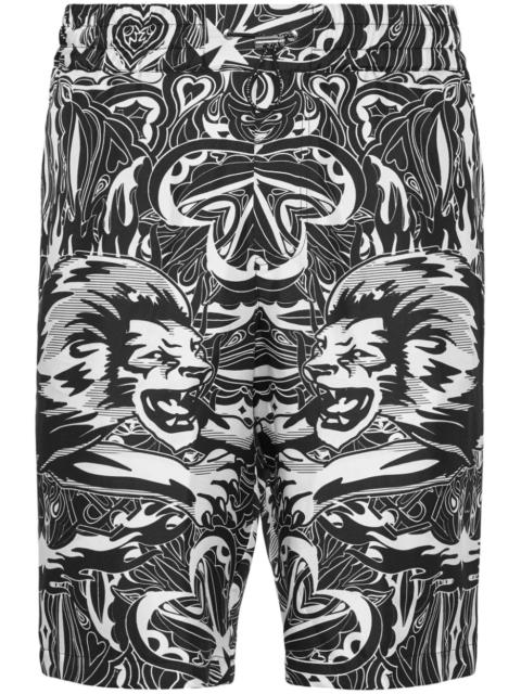 Tribal Circus silk shorts