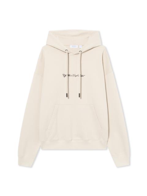 Script Arrow Diagonal Skate Hoodie