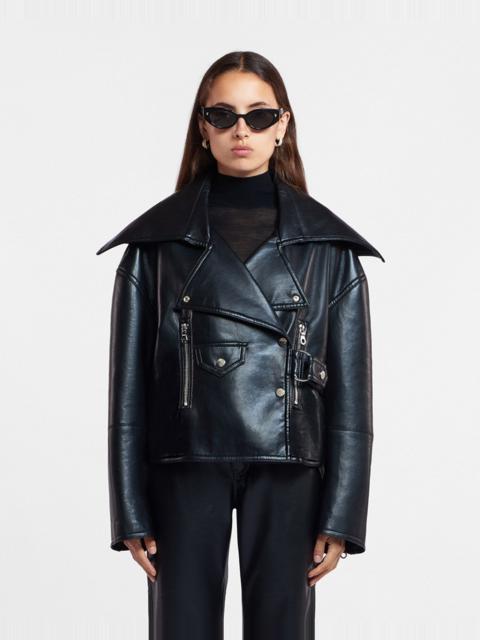 Regenerated Leather Jacket