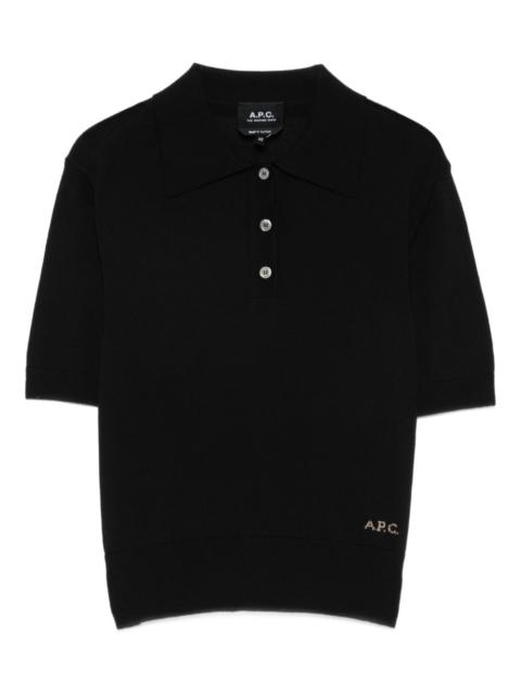 logo-detail polo top