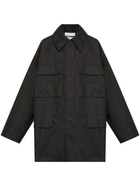 flap-pocket coat