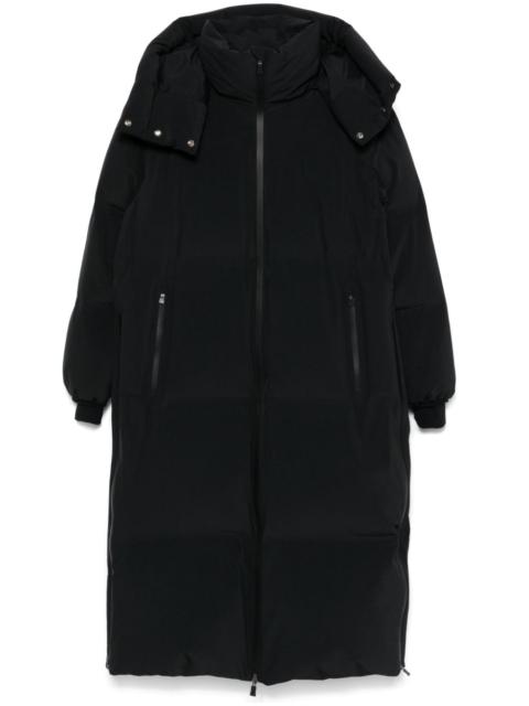 hooded puffer coat