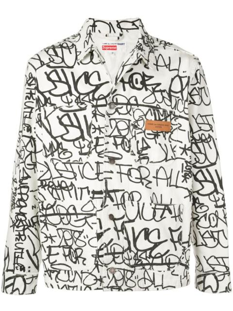 CDG Printed Chore Coat