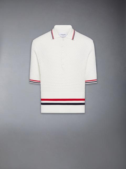 FLOAT RIPPLE STITCH RWB STRIPE POLO