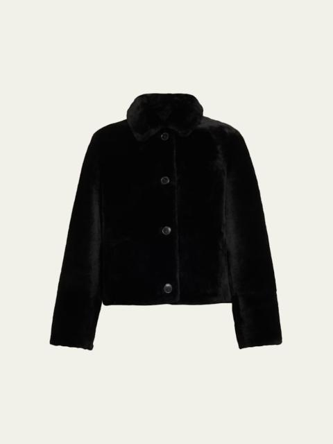 Tailored Shearling Coat