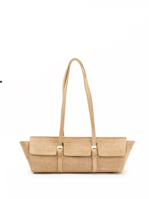 Le Bateau Croco Suede Beige