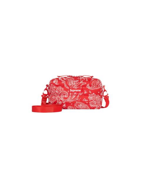 Supreme Puffer Side Bag 'Red Paisley'