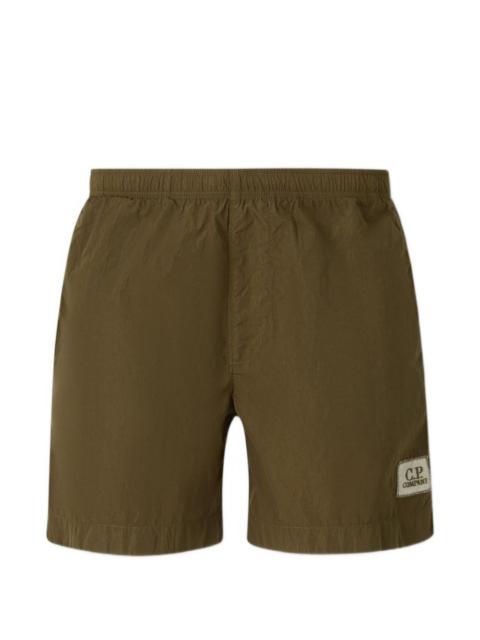 logo-patch swim shorts