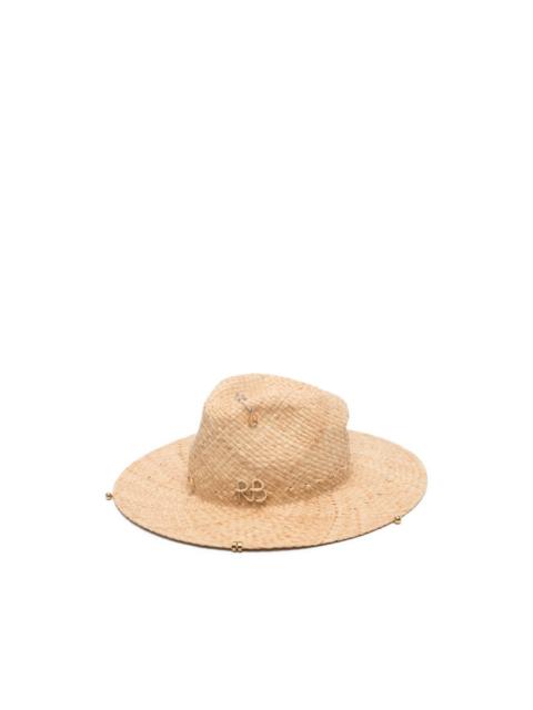 chain strap fedora hat