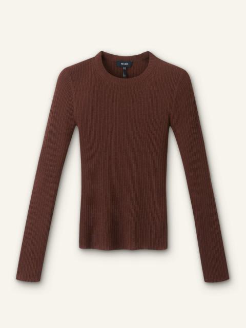 Barely There Slim Rib Layering Sweater