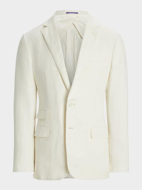 Men's Kent Hand-Tailored Silk-Linen Jacket
