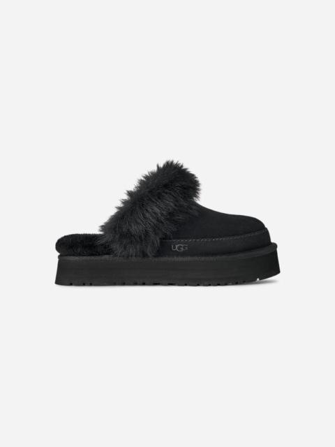 ® Women's Disquette Chalet Sheepskin Slippers in Black