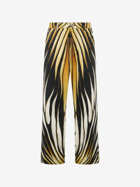 Ray of Gold Print Jeans