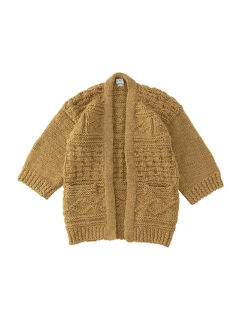 KIMONO CARDIGAN HAND-KNIT W BEIGE