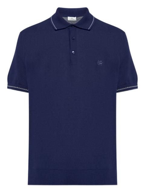 polo shirt with contrast collar