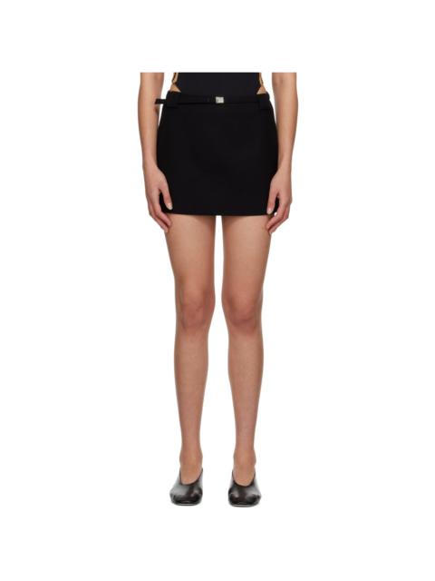 Black Belted Miniskirt