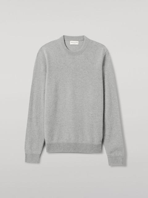 Classic Cashmere Grey Round Neck Jumper