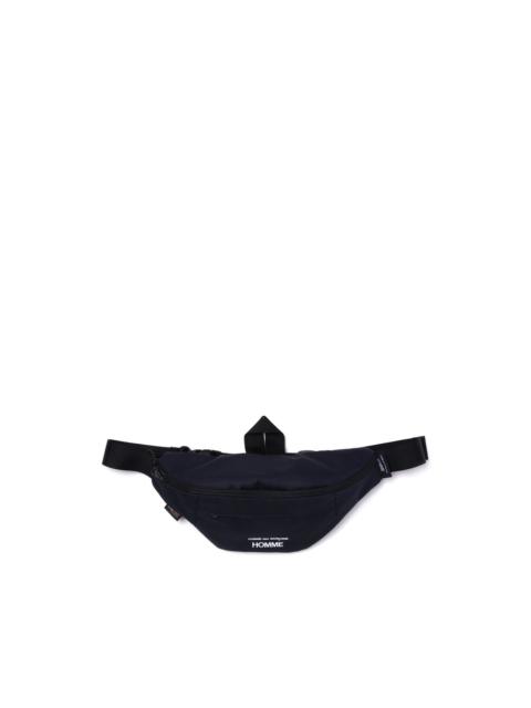 logo-print messenger bag