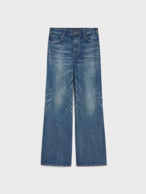 flared surf jeans in dark union wash denim