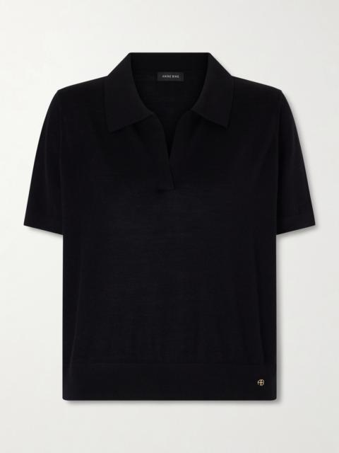 Merino Wool And Cashmere-blend Polo Shirt