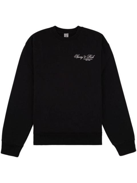 logo-print cotton sweatshirt