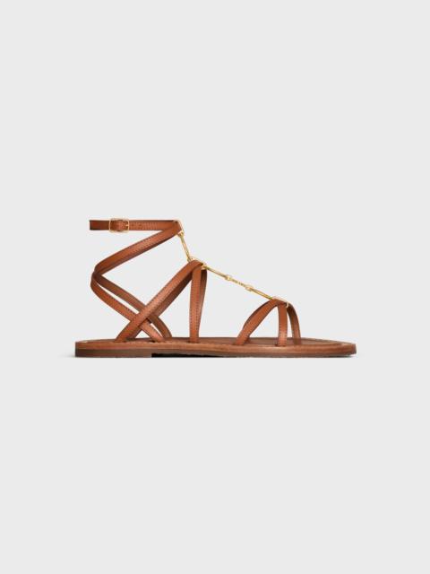 CELINE LYMPIA STRAPPY JEWEL SANDAL  IN CALFSKIN