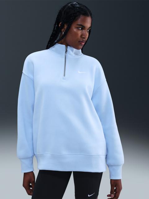 Nike Sportswear Phoenix Fleece Women's Oversized 1/4-Zip Long Sweatshirt