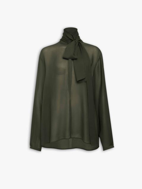 GEORGETTE SCARF BLOUSE