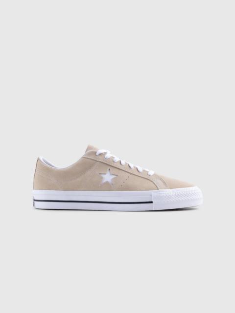 Converse – ONE STAR PRO OX OAT MILK/WHITE/BLACK