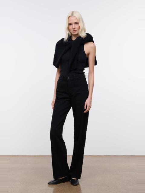 STAUD LEO HIGH RISE JEAN BLACK